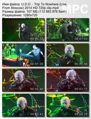 U.D.O. - Trip To Nowhere (Live From Moscow) (2014)