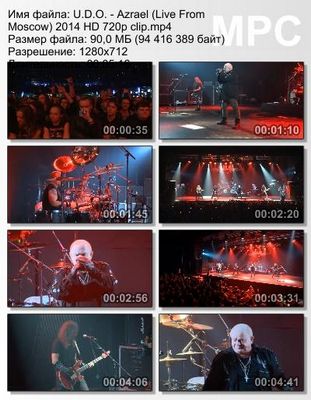U.D.O. - Azrael (Live From Moscow) (2014)