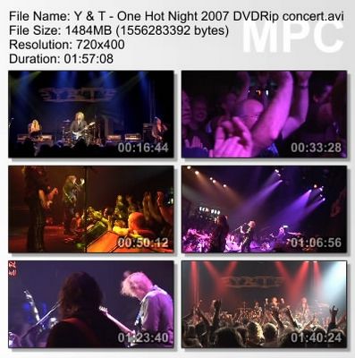 Y & T - One Hot Night (2007) DVDRip