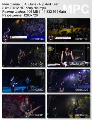 L.A. Guns - Rip And Tear (Live) (2012)