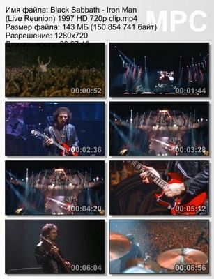 Black Sabbath - Iron Man (Live Reunion) (1997)