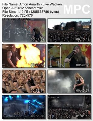 Amon Amarth - Live Wacken Open Air (2012) (DVDRip)