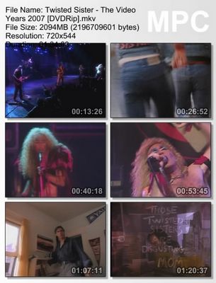 Twisted Sister - The Video Years (2007) DVDRip