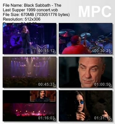 Black Sabbath - The Last Supper (1999) (DVDRip)