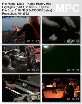 Deep Purple - History, Hits & Highlights'68-'76 (2009) (2 DVDRip)